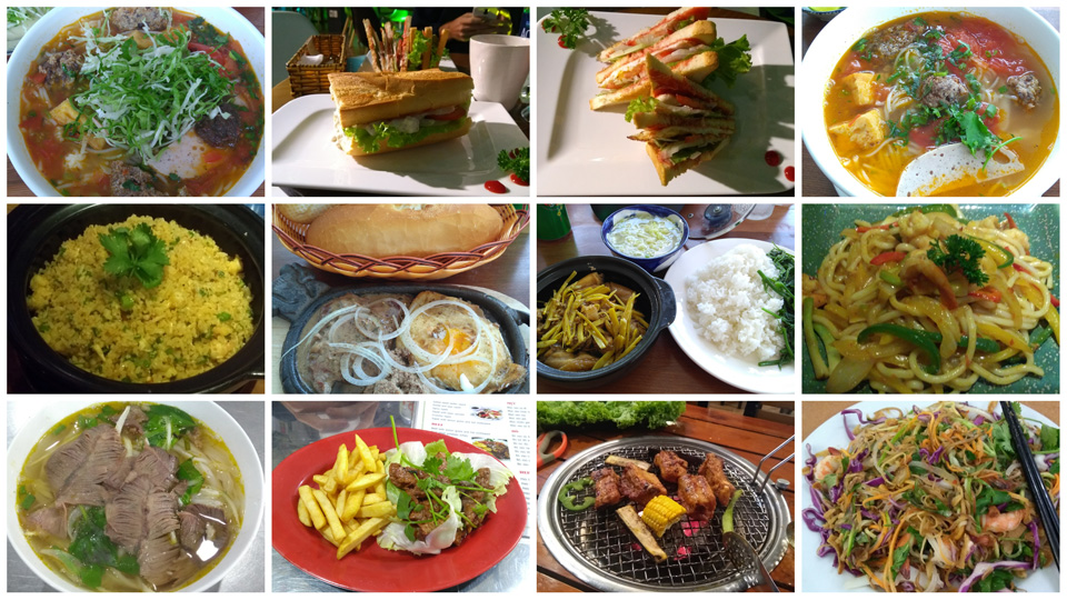 Image of foods in dalat